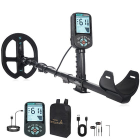 xiutantxmd rechargeable metal detector with 4000mAh battery for all-day hunts.