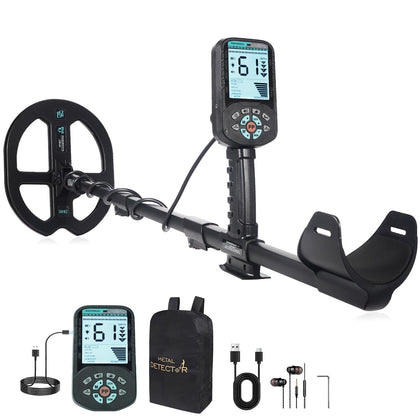 xiutantxmd rechargeable metal detector with 4000mAh battery for all-day hunts.