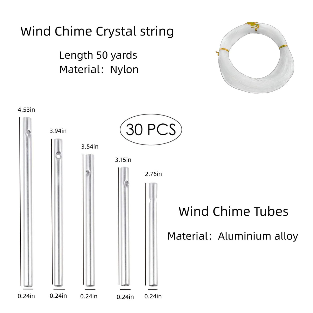 XIXILINRUIYUN wind chime tubes outdoor decor ideas for small spaces