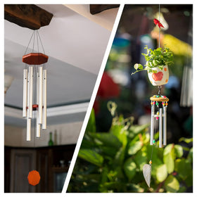 XIXILINRUIYUN wind chime tubes various lengths for customizable garden display