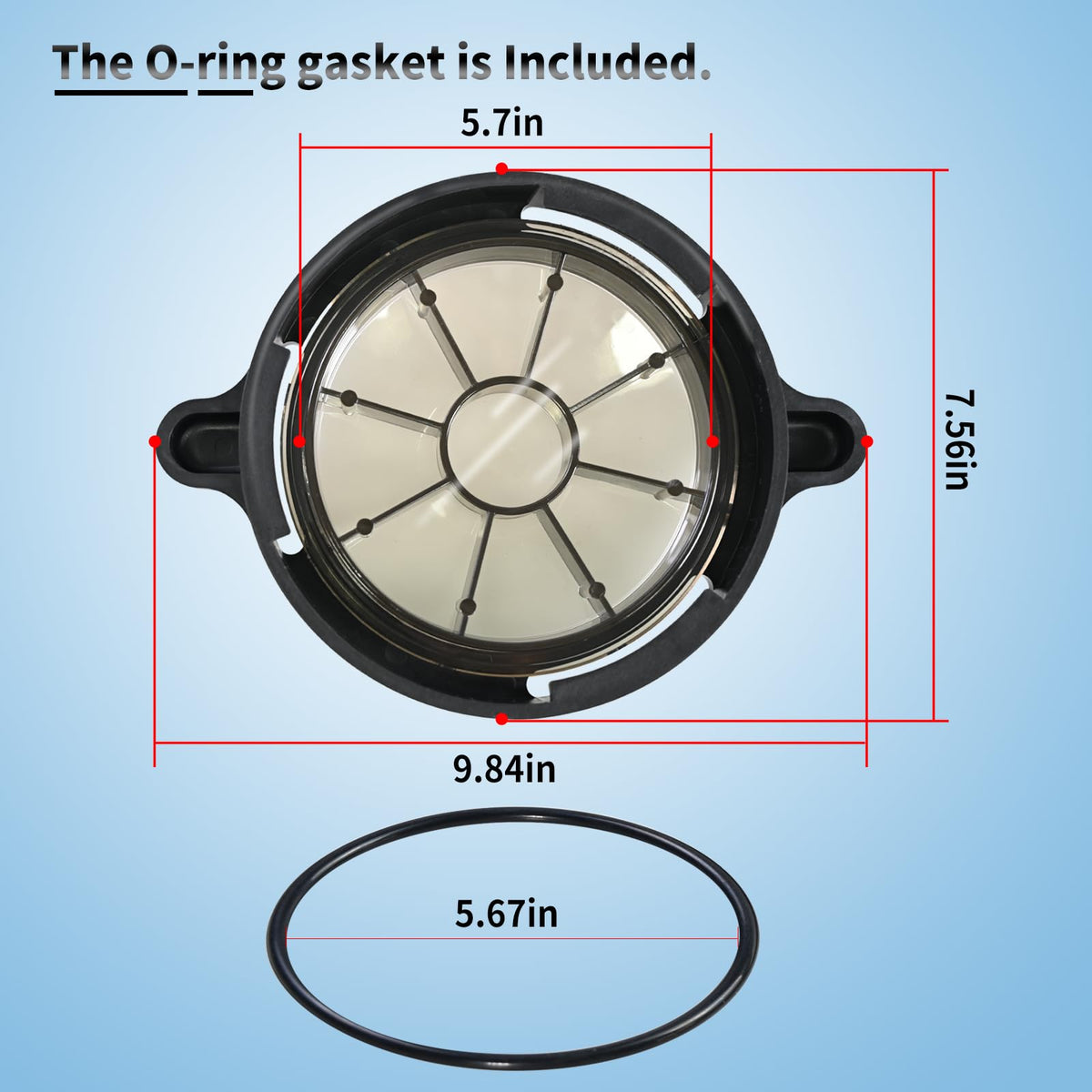 XJJ basket cover compatible with 72729 ensures reliable filtration with no extra tools.