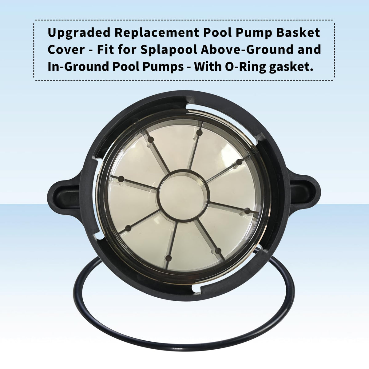XJJ lid fitted to Splash Deluxe 72747-72748 supports smooth operation.
