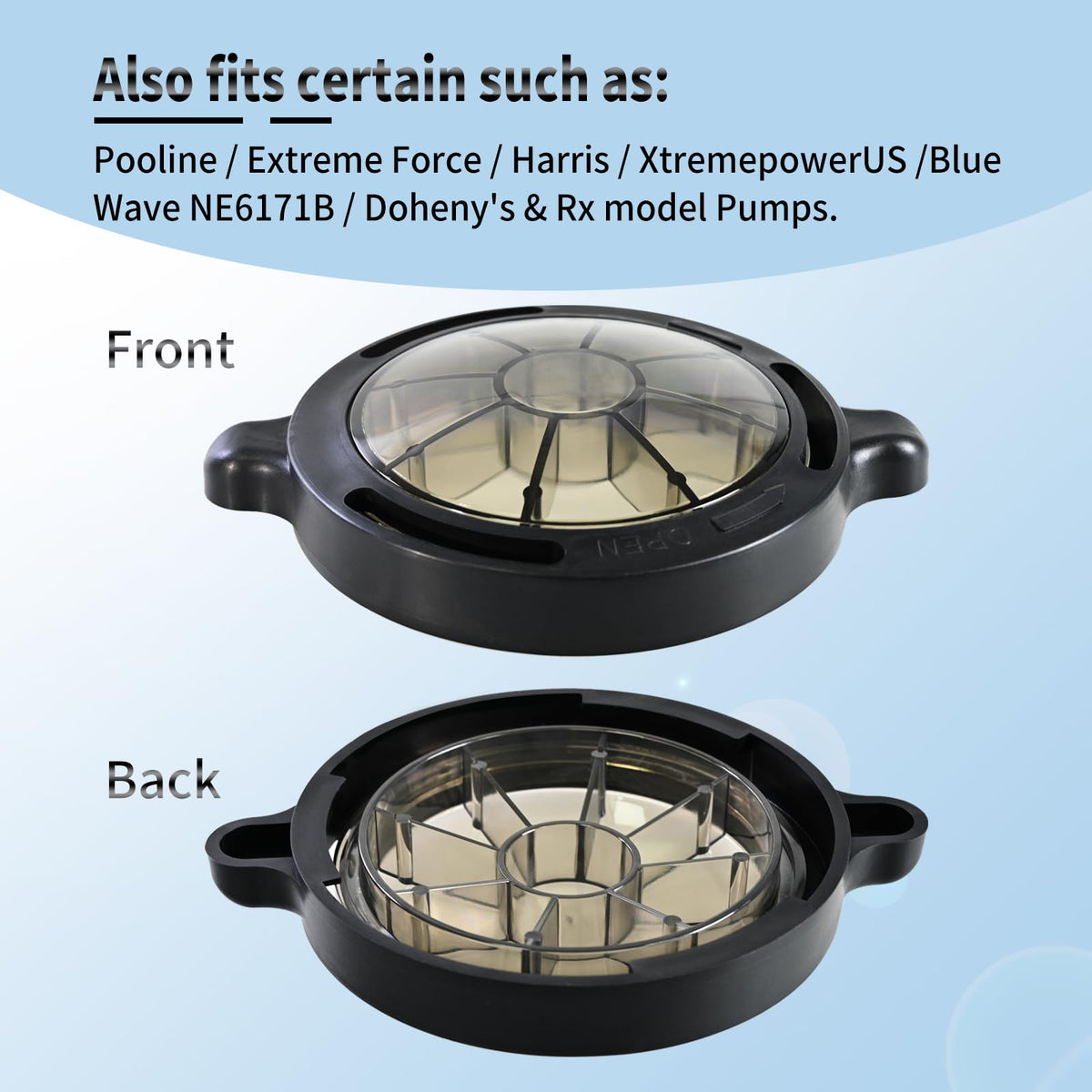 XJJ included O-ring improves seal during pump cycles for reduced leaks.