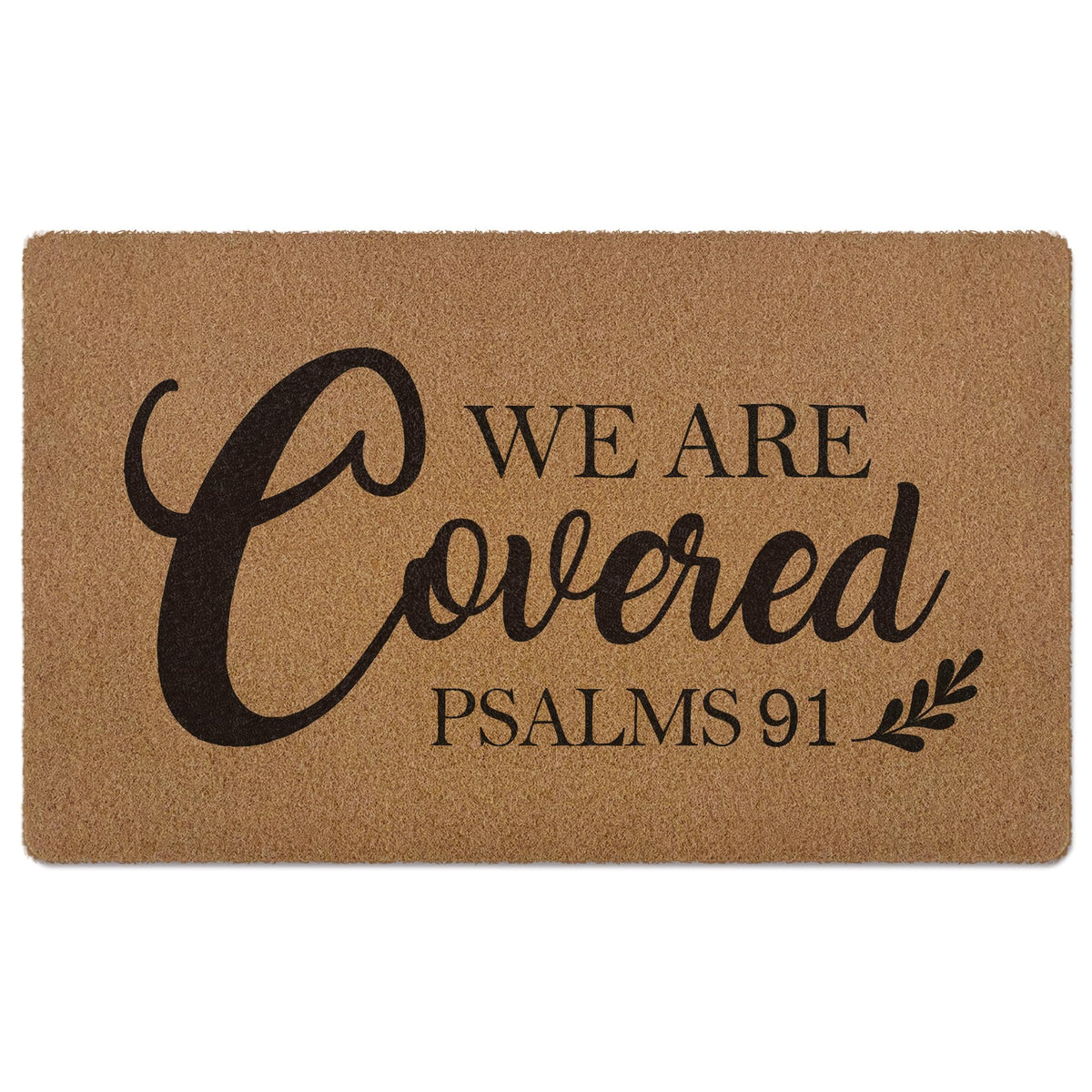 XLDLIOO Christian Easter doormat front view with a textured surface for dirt trapping.