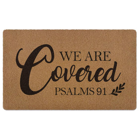 XLDLIOO Christian Easter doormat front view with a textured surface for dirt trapping.