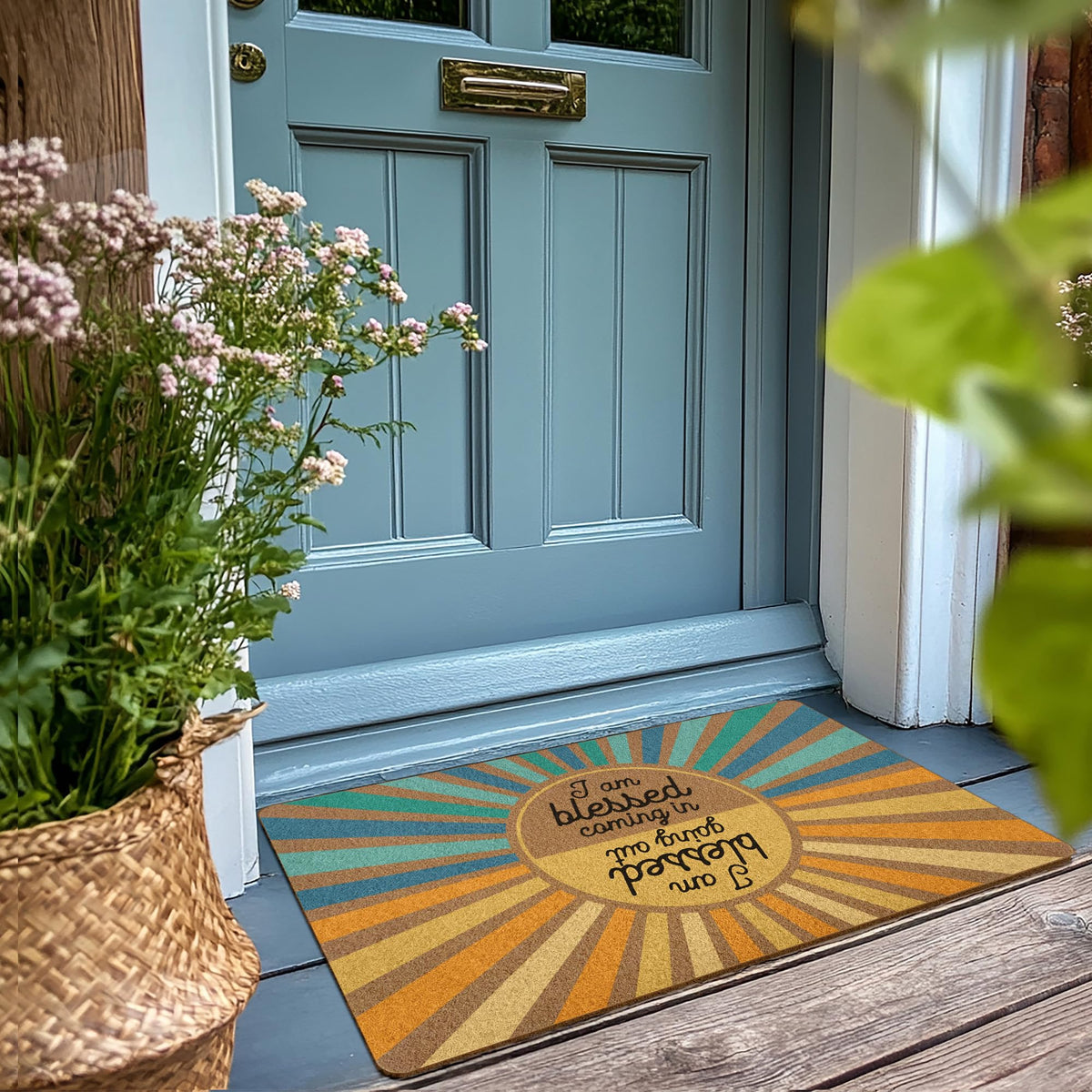 XLDLIOO mat textured backing close-up shows durability for busy entrances.