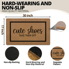 XLDLIOO Gift-ready doormat combines style and practicality for entrances.