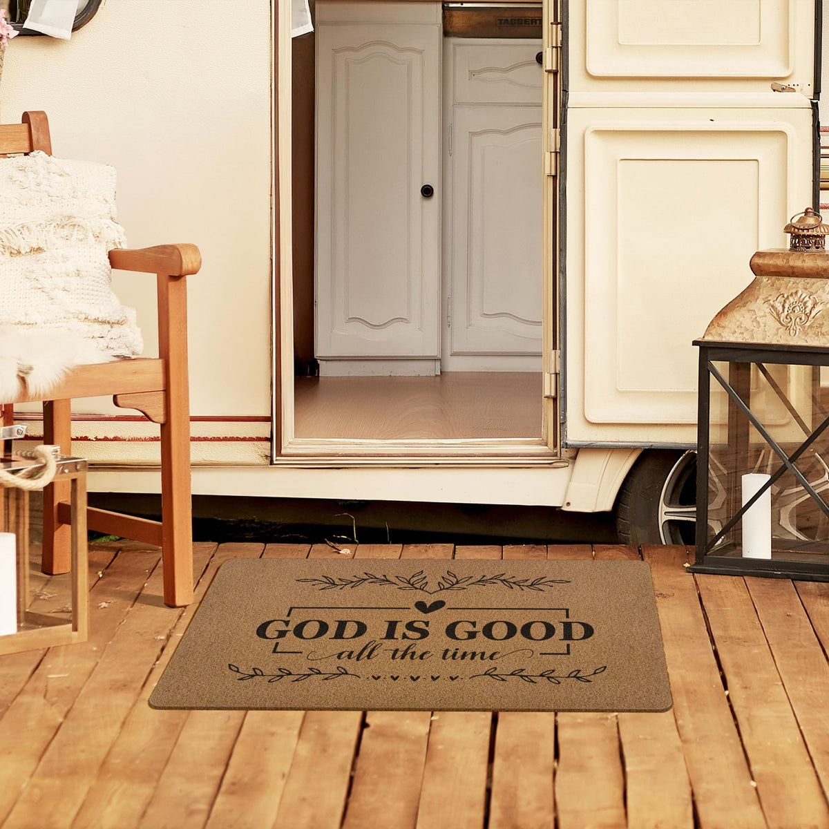 XLDLIOO indoor-outdoor pattern ideal for patios and foyers.