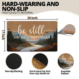 XLDLIOO weather-resistant doormat withstands seasonal outdoor use.