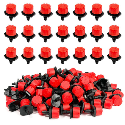Xloey 100pcs drip emitters pack for easy garden irrigation