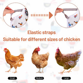 XLSXEXCL varied prints saddle set helps you match existing poultry coop aesthetics