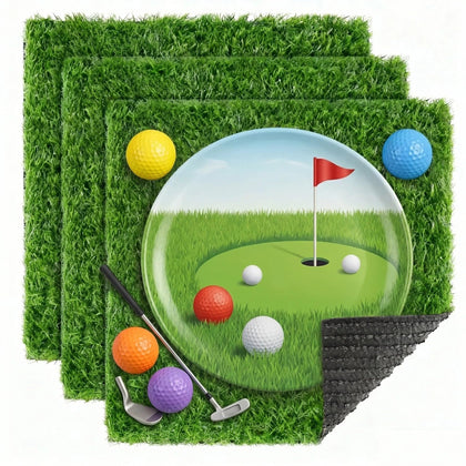 XLX TURF 3 pack grass squares for table decor and DIY projects