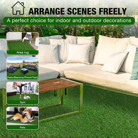 XLX TURF drainage-enabled bottom helps quick drying after rain.