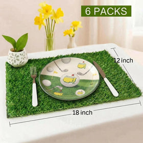 XLX TURF golf-table decor with realistic greenery for party tables.