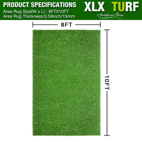 XLX TURF indoor-outdoor grass rug on balcony, versatile and easy-care
