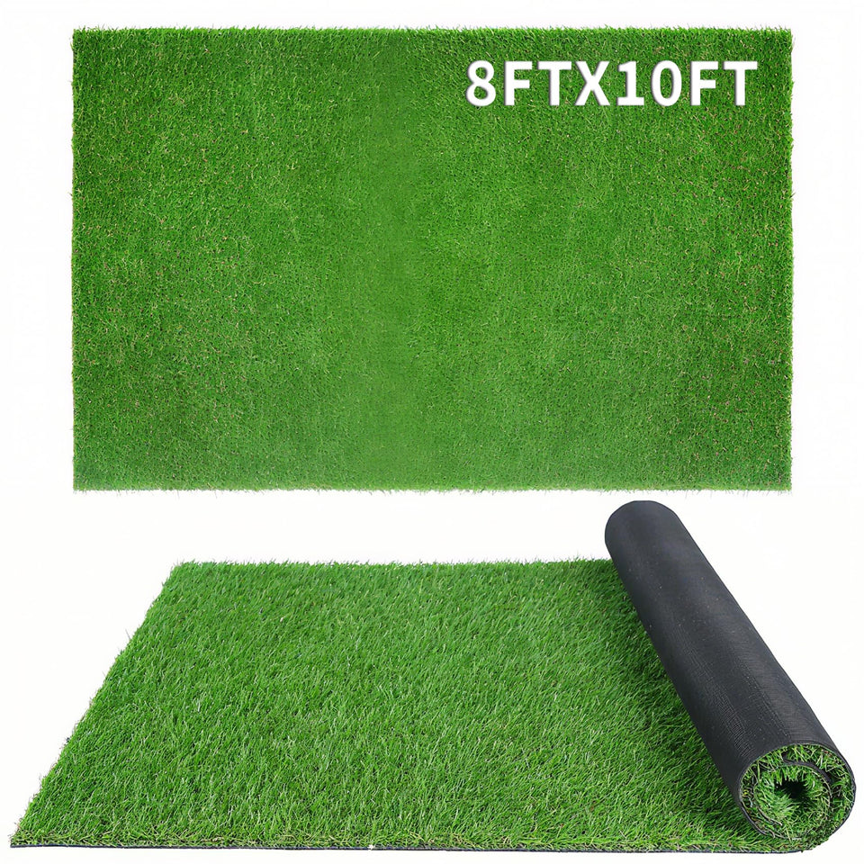 XLX TURF realistic grass 8ft x 10ft patio with natural texture