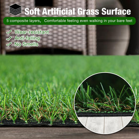 XLX TURF soft texture provides safe, pet-friendly feel for kids and dogs.