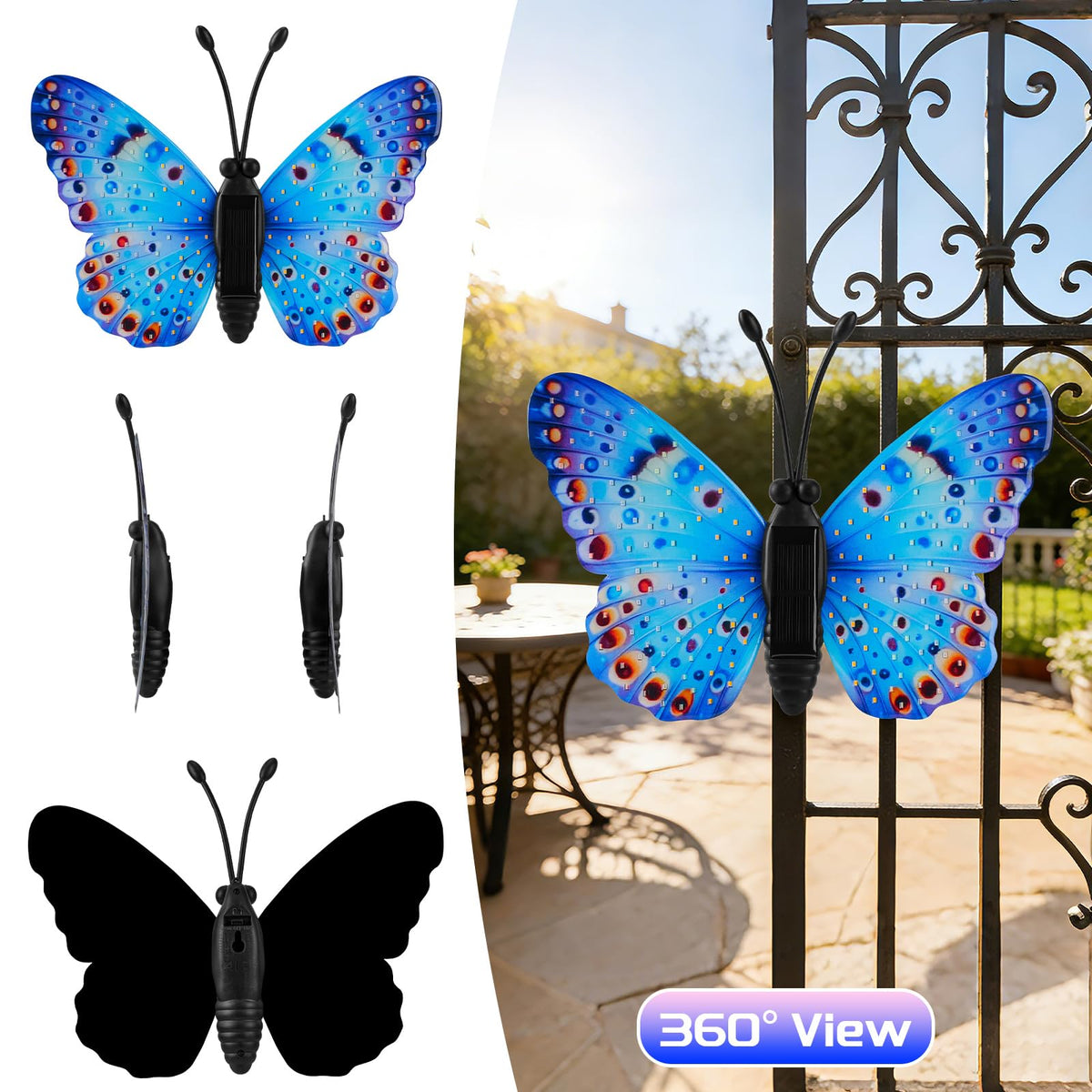 XMHBCSM indoor butterfly light adds delicate decorative illumination.