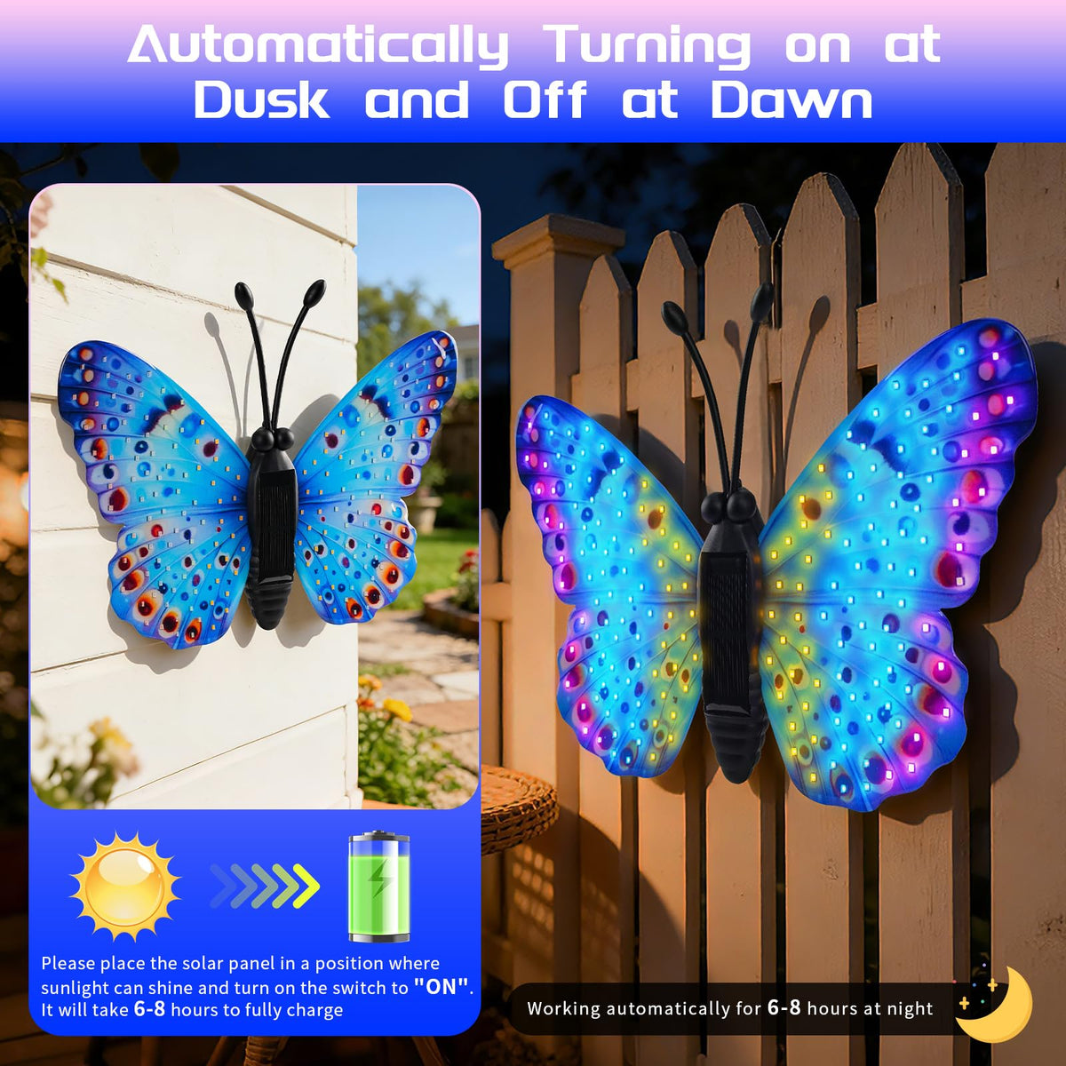 XMHBCSM outdoor garden light enhances patios with sparkling, energy-saving ambience.