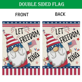 XMRCARRY patriotic welcome flag, 12x18 inches, fits most flagpoles.