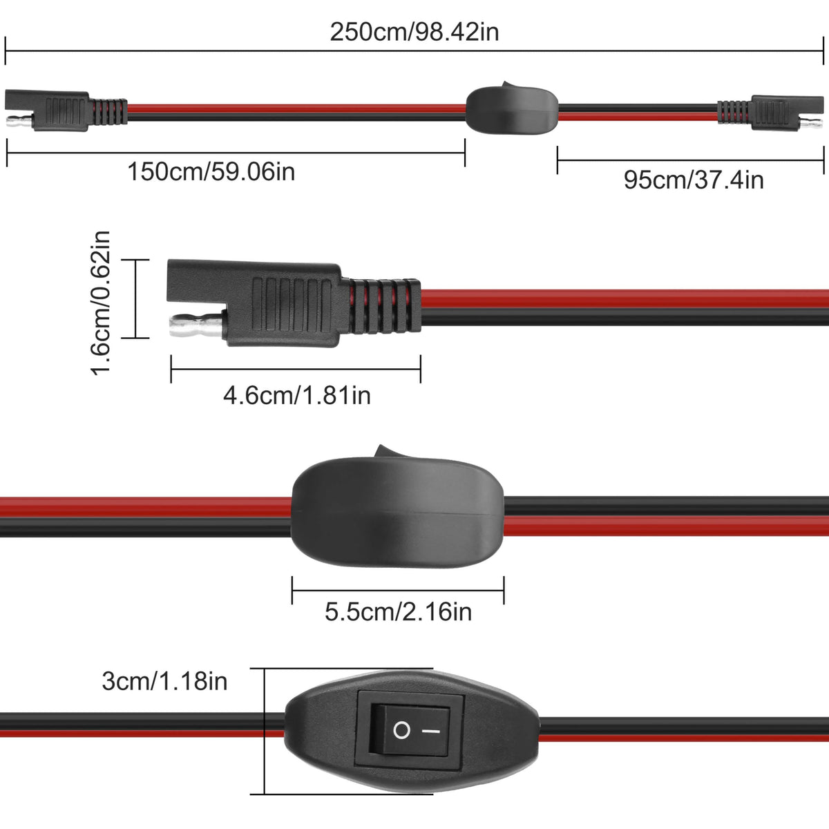 Pure copper wire core ensures strong conductivity and durability