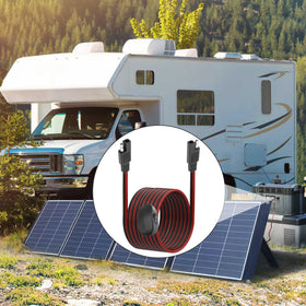 Supports 12-24V systems for versatile solar and vehicle setups