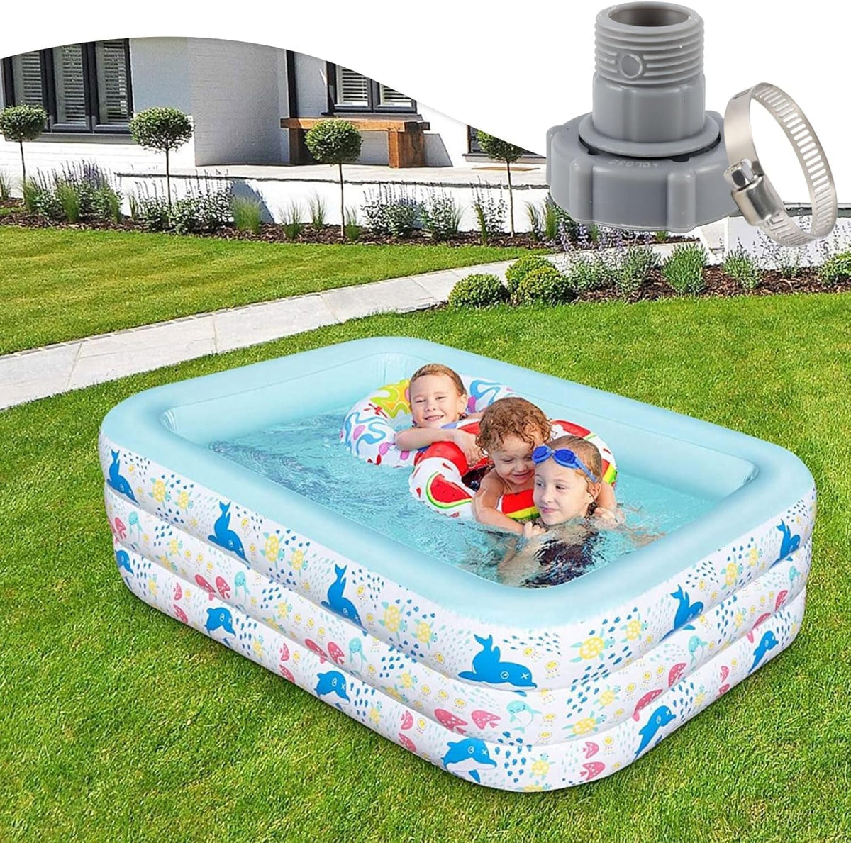 XMSTOY connector for Coleman P6 series pools enables quick setup