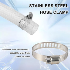 XMSTOY stainless hose clamp included for a secure seal