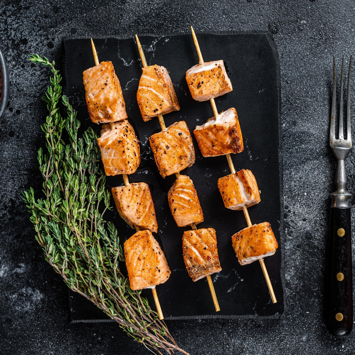 XMZY bamboo skewers with rounded tips for safer handling