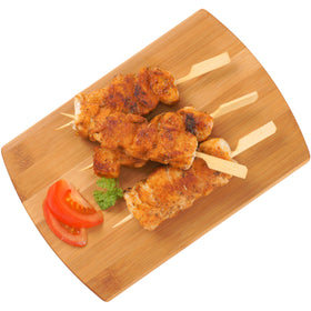 XMZY flat wooden skewers provide secure holds for charcuterie
