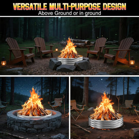 XOHUYD portable fire ring for beach, camping, and patio