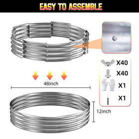 XOHUYD wide 4 ft ring for larger, more efficient burns