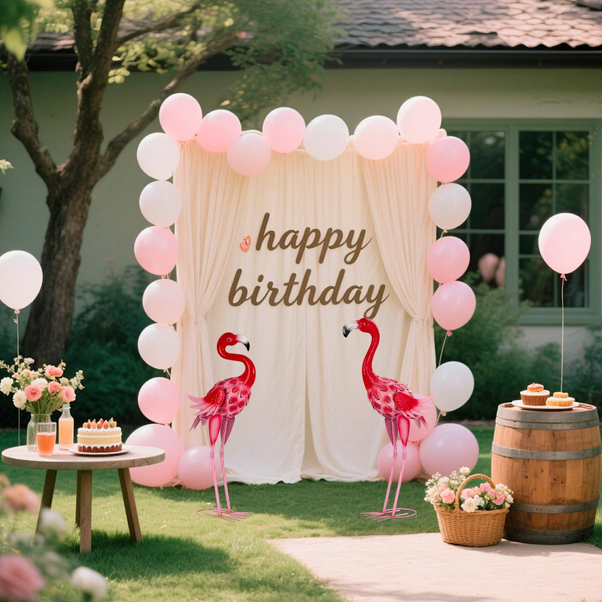 XONOR pink flamingos ideal for weddings and party decor.
