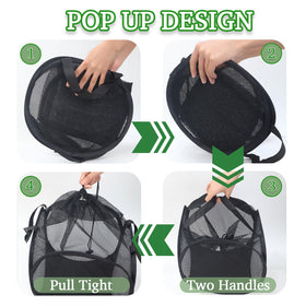 XOTTI pond pump filter bag adjustable drawstring secures pump under water flow.