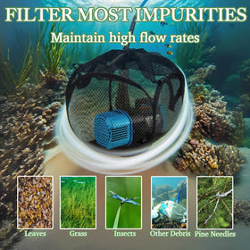 XOTTI pond pump filter bag pop-up design, ready to use immediately.