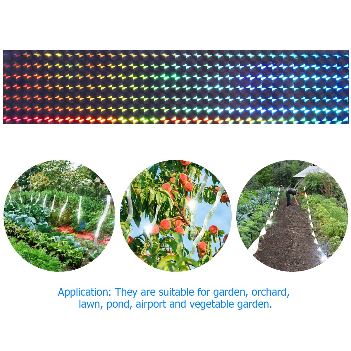 XPCARE diamond-pattern tape provides high visibility for bird avoidance