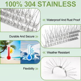 XPCARE 360-degree coverage design guards balconies from bird nests and mess
