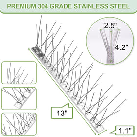 XPCARE spikes feature a six-stitch design for 360-degree protection.