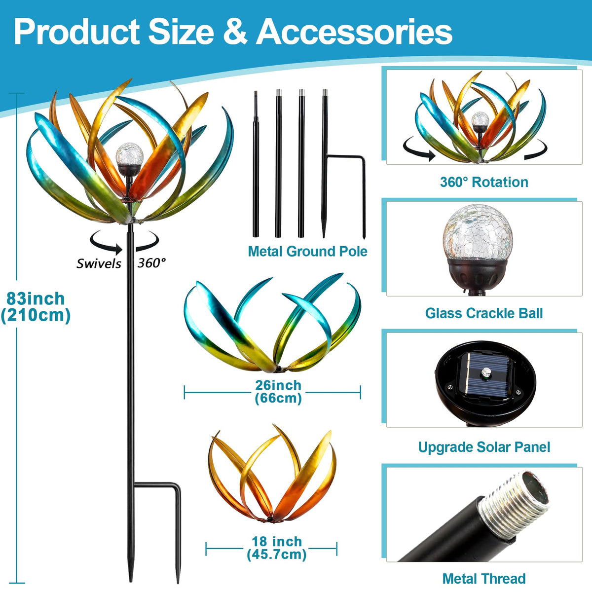 XPSCOCO all-weather metal sculpture withstands rain and sun for durable yard art.