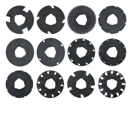 XQK seed plates 60009/60010 for EarthWay compatibility, enabling precise sowing and consistent spacing.