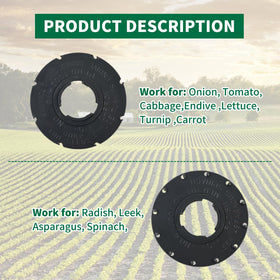 XQK 60009 seed plates crafted from durable plastic for long-lasting use.