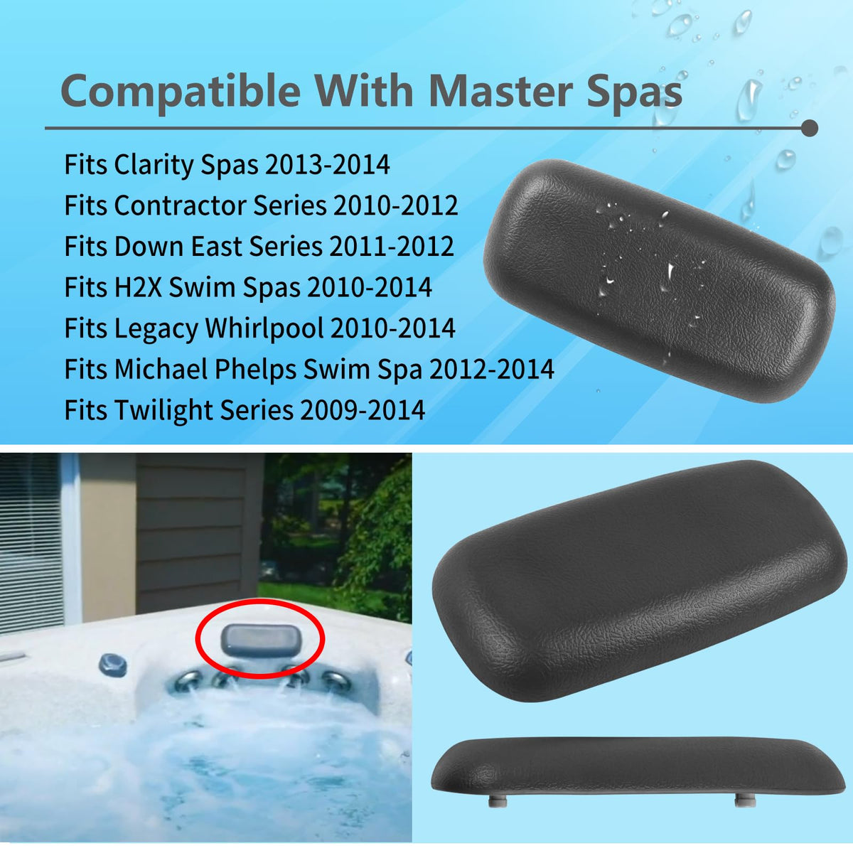 XQK Double-Pin back enables tool-free installation.