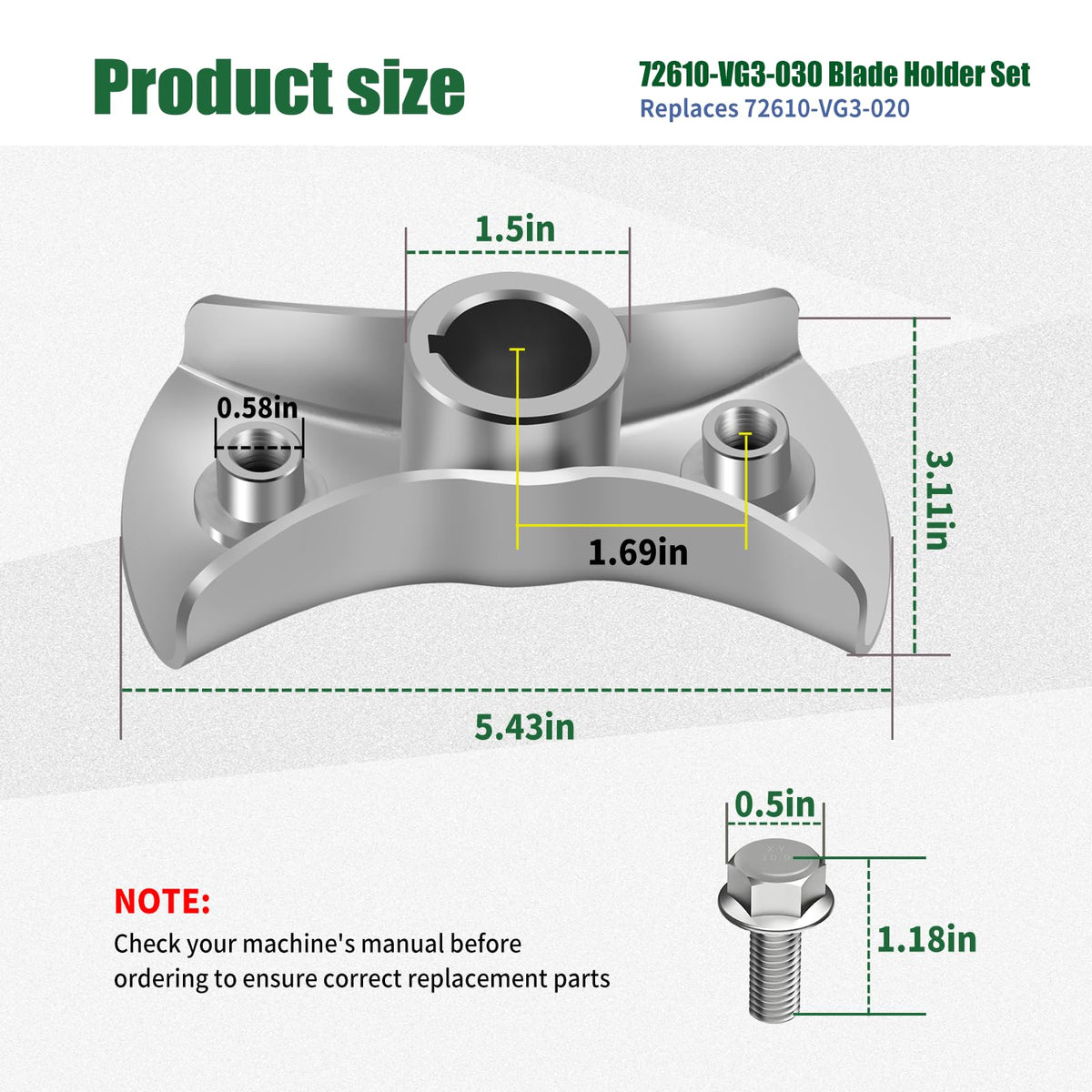 XQK durable blade support with high strength and wear resistance