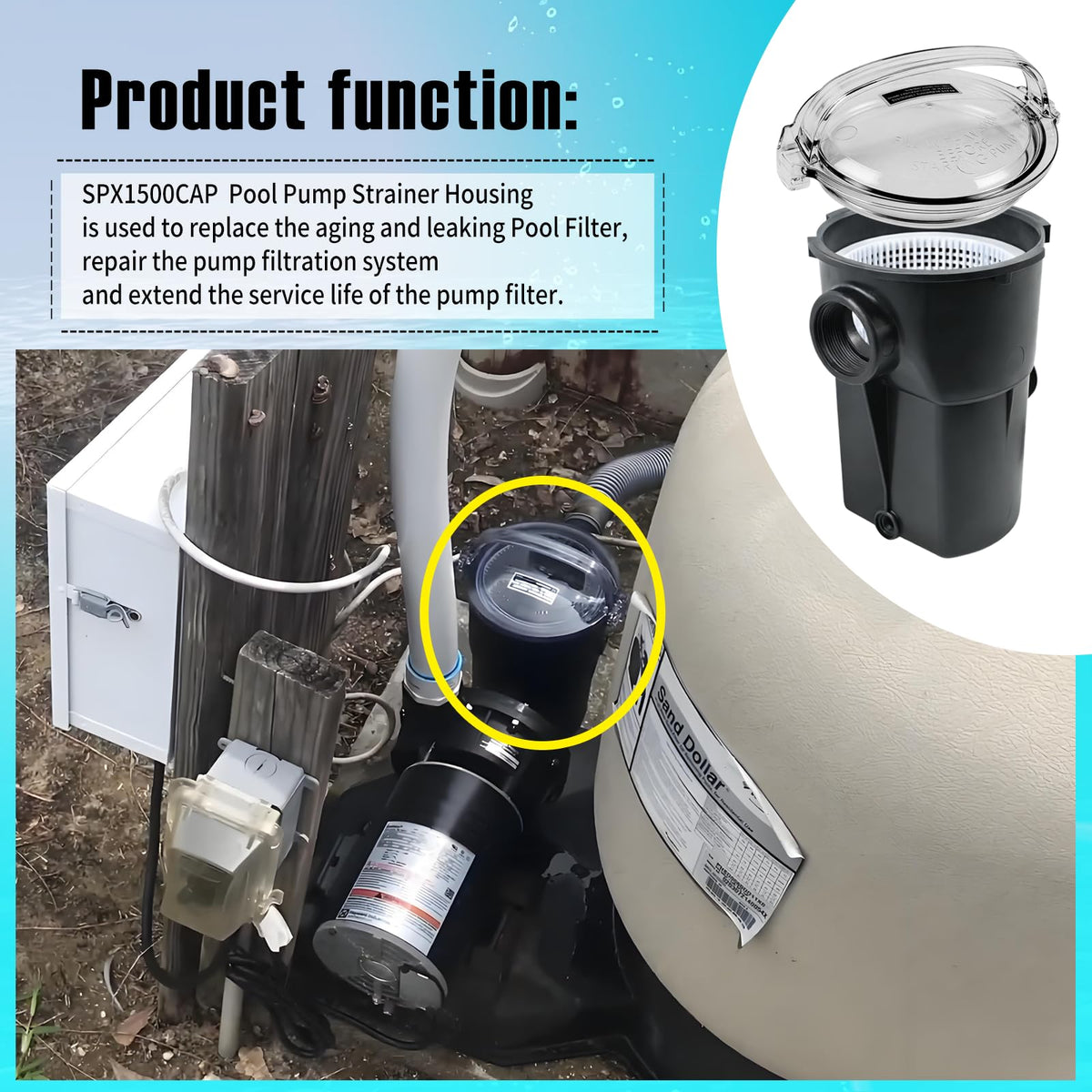 XQK compatible with Hayward SP1580 and LX series