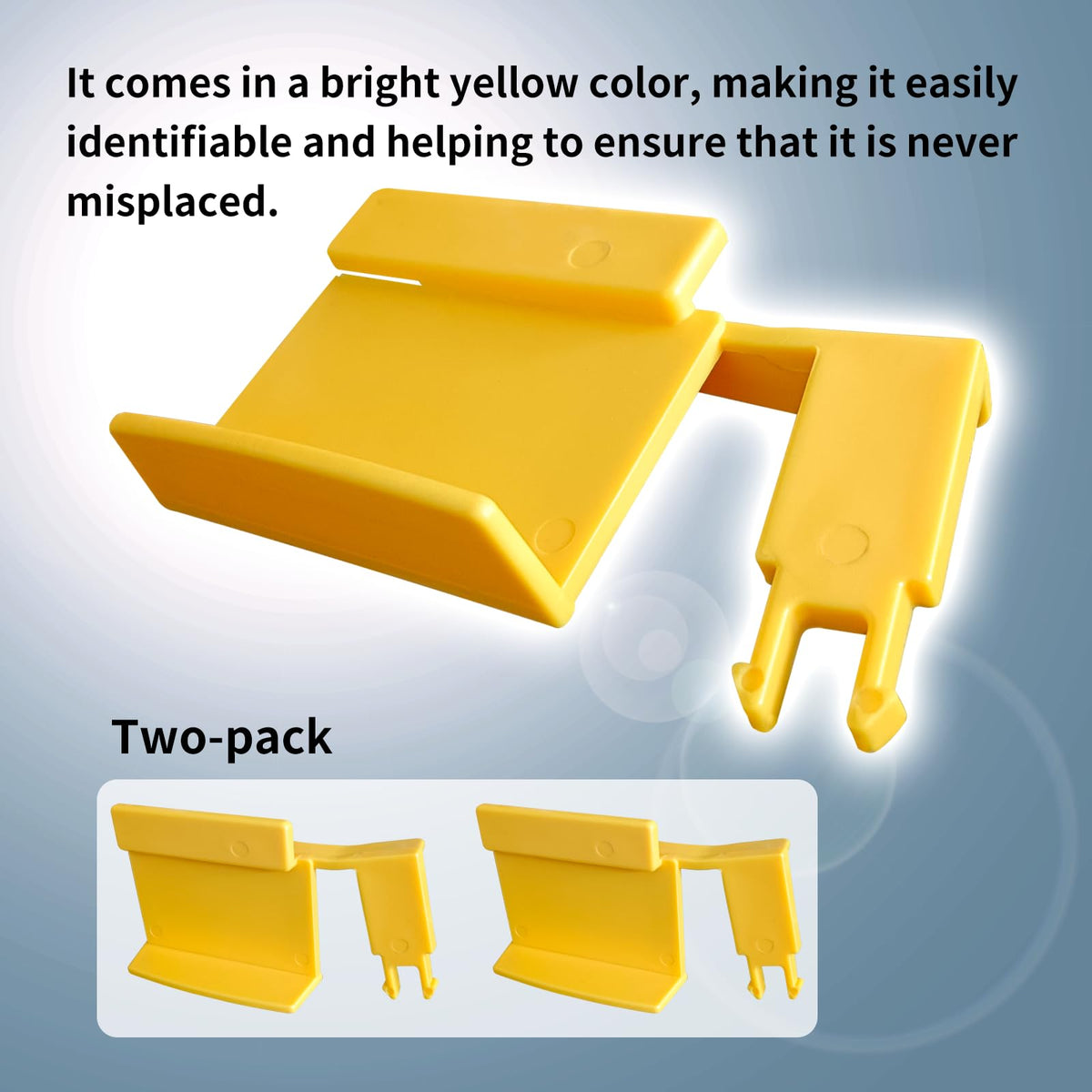 XQK 519-7420B yellow clip showing visibility in filter area