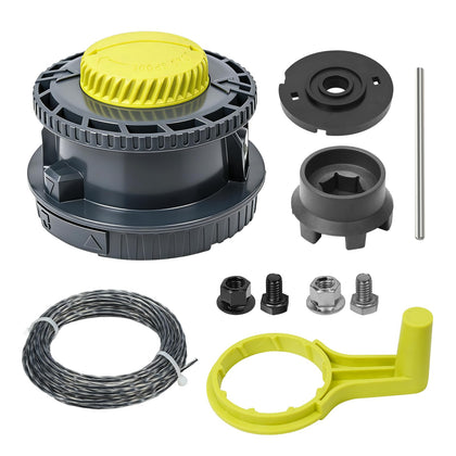 XQK Ryobi straight shaft trimmer head assembly for quick compatibility replacement