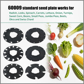 XQK 60010 seed plate for EarthWay, holds 11+ seed varieties for mixed garden beds.
