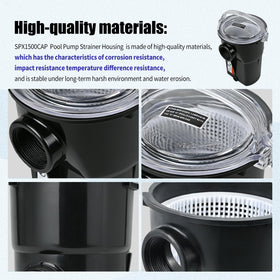 XQK SPX1500CAP withstands cold and hot cycles for reliable pool performance