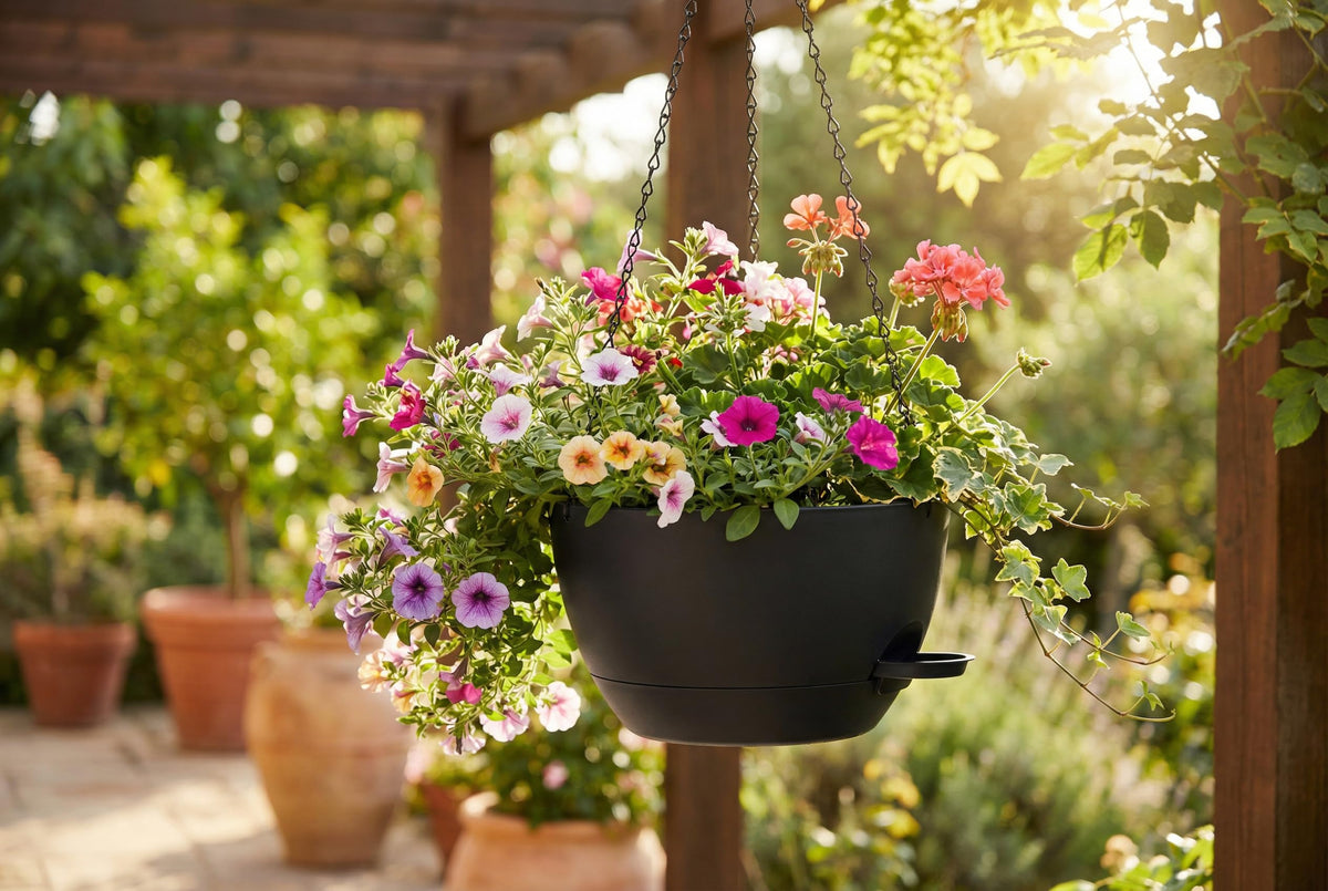 XQSHPDM durable eco-friendly plastic planter for indoor-outdoor use