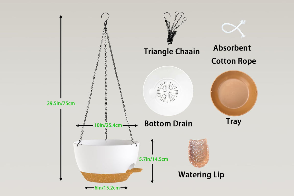 XQSHPDM self-watering boxes keep plant roots hydrated during travel.